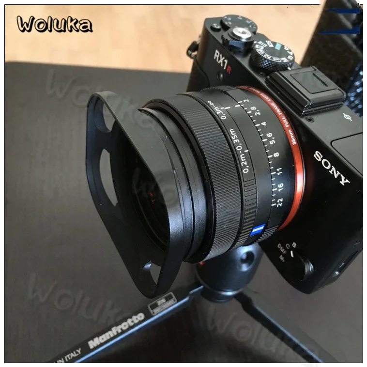 Бленда объектива камеры S RX1/R/RII/R2 бленда E байонетная линза и DV видеокамеры