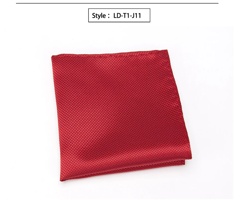 XGVOKH Cravat Fashion Pocket Square Grid Handkerchief Men Gifts Accessories Polyester Hanky Solid Color Towel Black White Tie