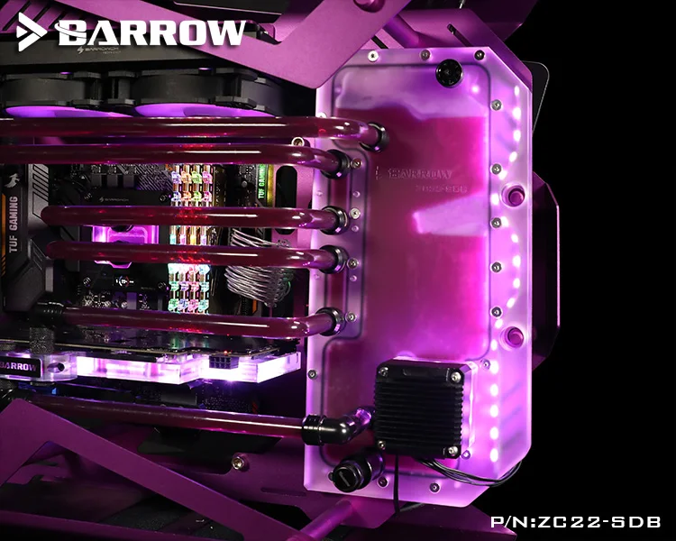 

Barrow ZC22-SDB, Waterway Boards For Zeaginal 22 Case, For Intel CPU Water Block & Single GPU Building