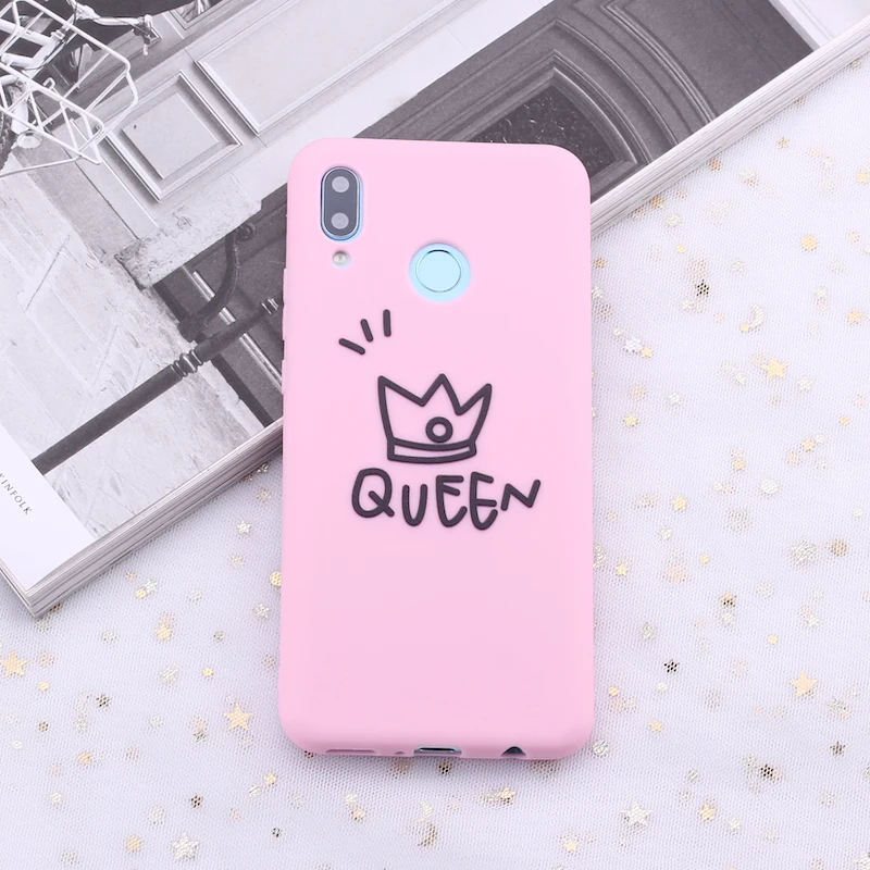 3 Для huawei Honor mate 10 20 Nova P20 P30 P Smart King and queen Crowns Candy силиконовый чехол для телефона Capa Fundas Coque - Цвет: 3