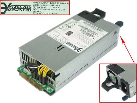 3Y Мощность YM-2301H YM-2301HA01R сервера Питание 300W блок | Компьютеры и офис