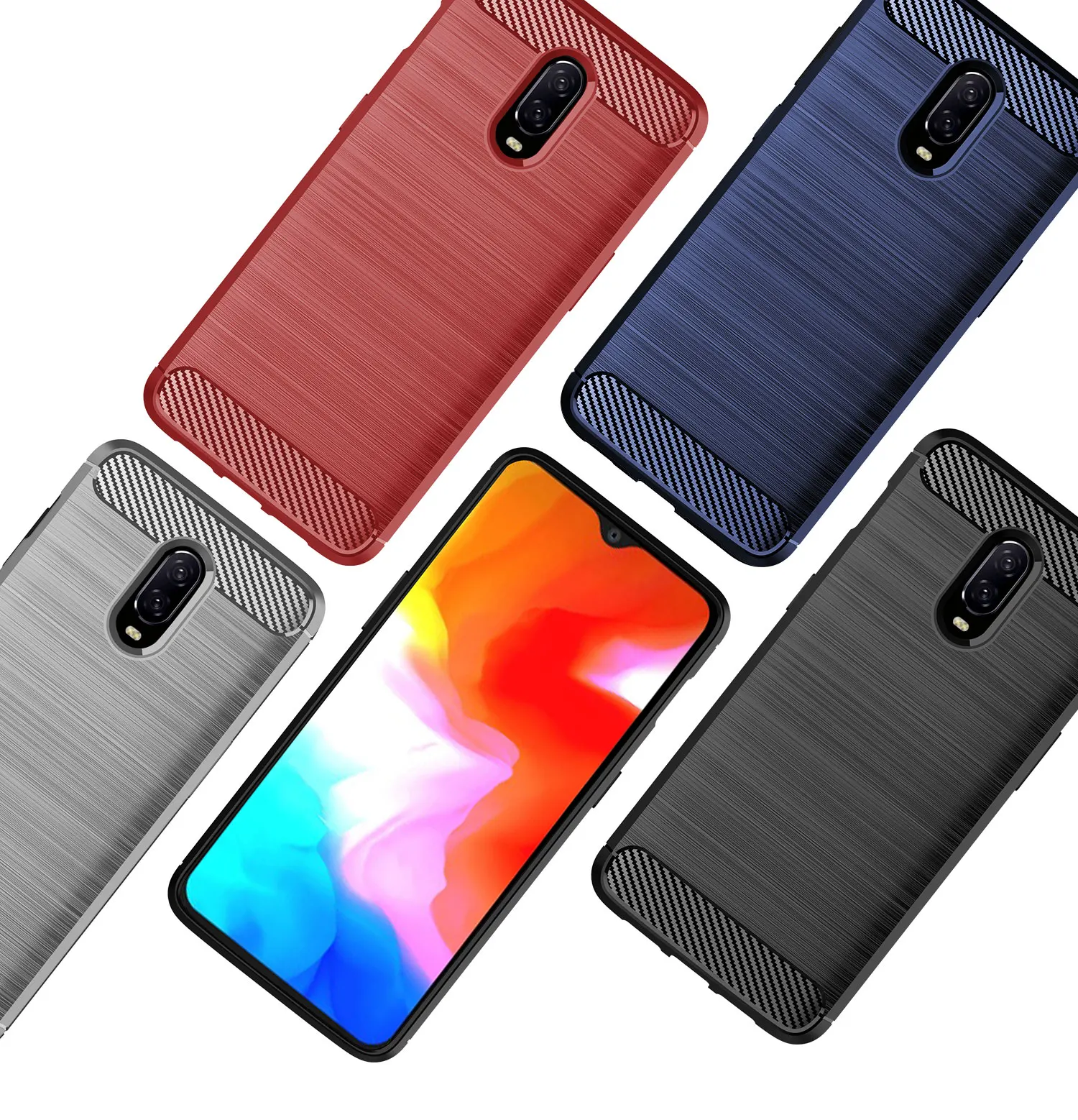 360 Защитный чехол для Oneplus 6 т OnePlus6T в виде ракушки задняя крышка Мода ударопрочный