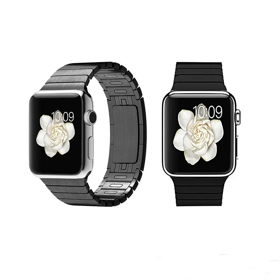 Модные наручные часы для apple watch series 5 4 3 2 1 ремешок из нержавеющей стали для iwatch edition 38 4 42 44 мм браслет