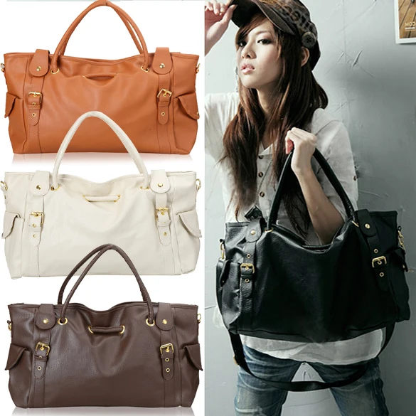 Женская спортивная сумка Большая вместительная сумка-мессенджер на одно плечо 4