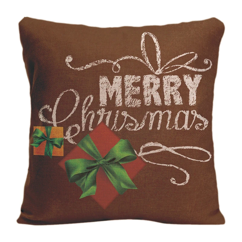 

Cotton Linen Pillowcases Merry Christmas Gifts Throw Pillow Case Decorative Pillowcase Customize Gift By Lvsure