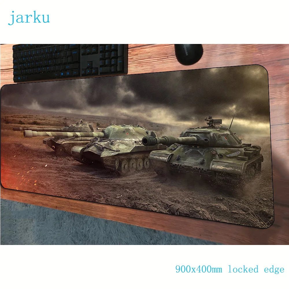 world of tanks padmouse 900x400x3mm gaming mousepad game big mouse pad gamer computer desk 3d mat notbook mousemat pc | Компьютеры и