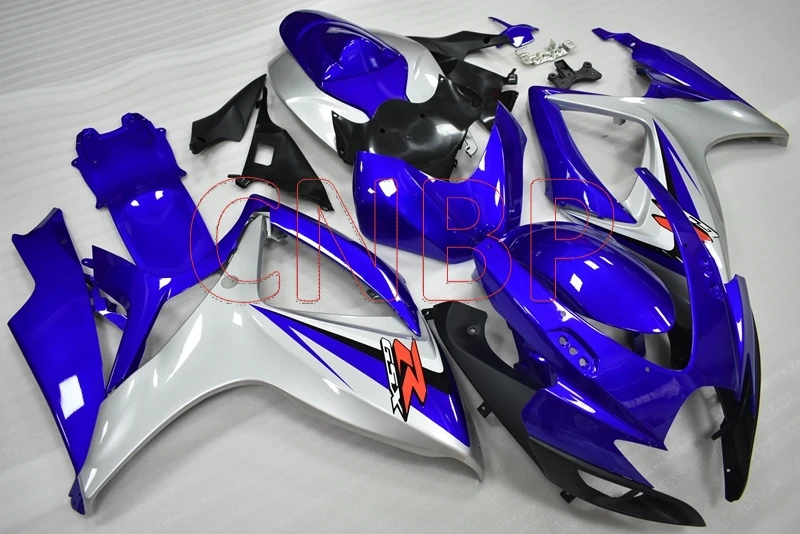 Обтекатель для Suzuki GSXR600 2006-2007 K6 сине-белые черные кузовные комплекты GSX R 600 2007 комплект обтекателей для Suzuki GSXR600 2007