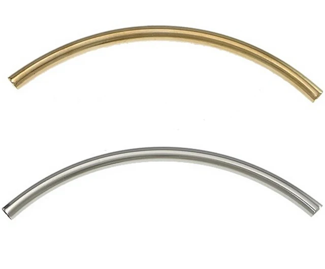 Бусины из лапши посеребренные изогнутые золотые разделительные подвески детали