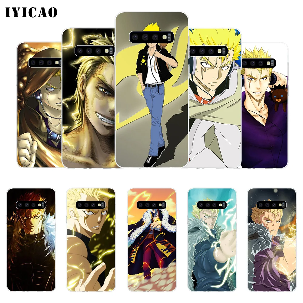 Мягкий силиконовый чехол для телефона IYICAO Laxus Dreyar Fairy Tail Samsung Galaxy S10e S10 S9 S8 Plus S7 Edge