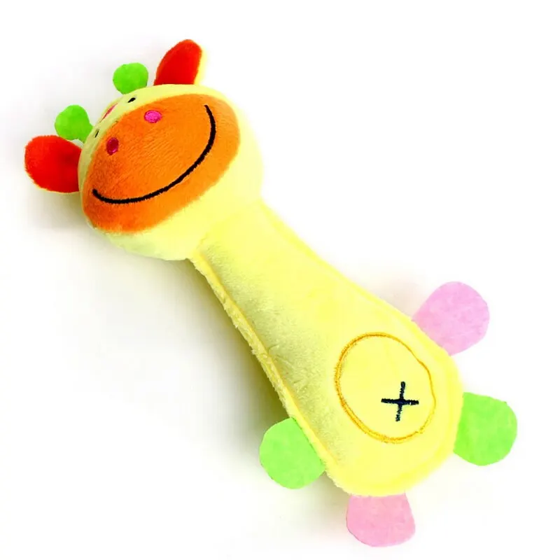 1PC Cute Pet Dog Cat Plush Soft Fleece Dog Toys Decompression Tool Pet Squeeze Sound Cats Dog Toys Animal Dog Toy Pets 7