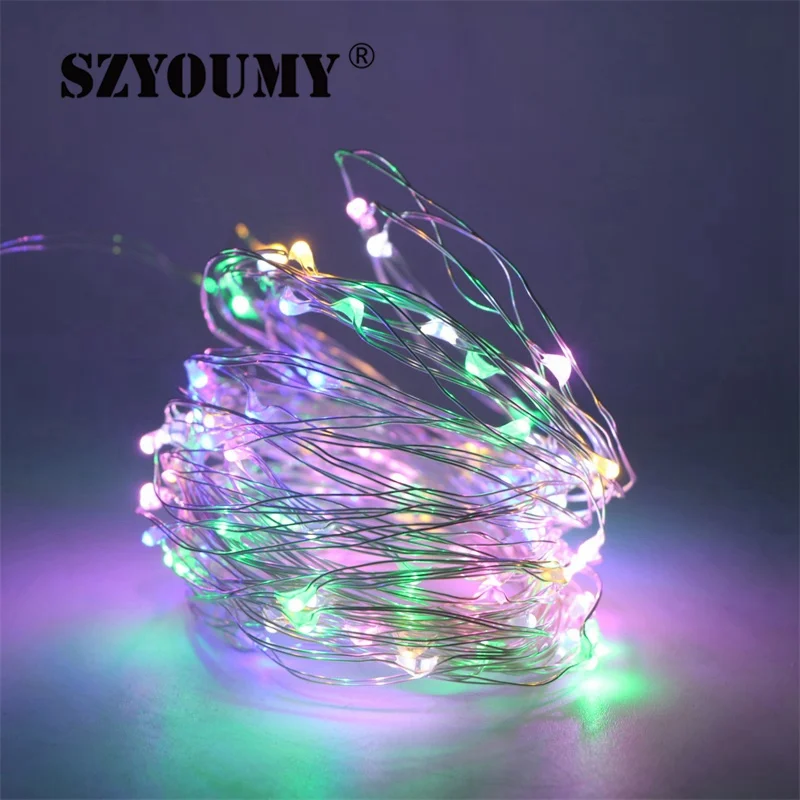 SZYOUMY 5/10 м водонепроницаемый пульт дистанционного управления сказочные огни на