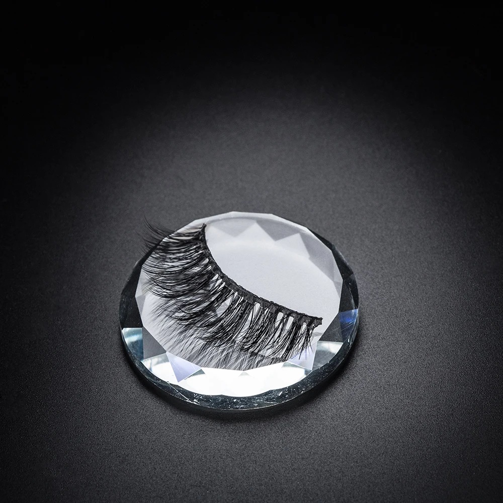 1 шт. круглая форма Хрустальная стеклянная накладка держатель для клея ресниц