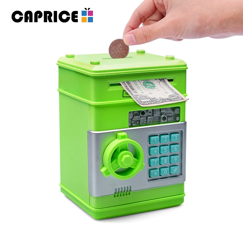 Цифровая копилка пластиковая Копилка для денег коробка наличных депозит