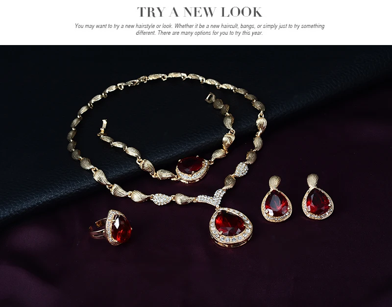 Африканский костюм золотого цвета кристалл красный синий драгоценный камень