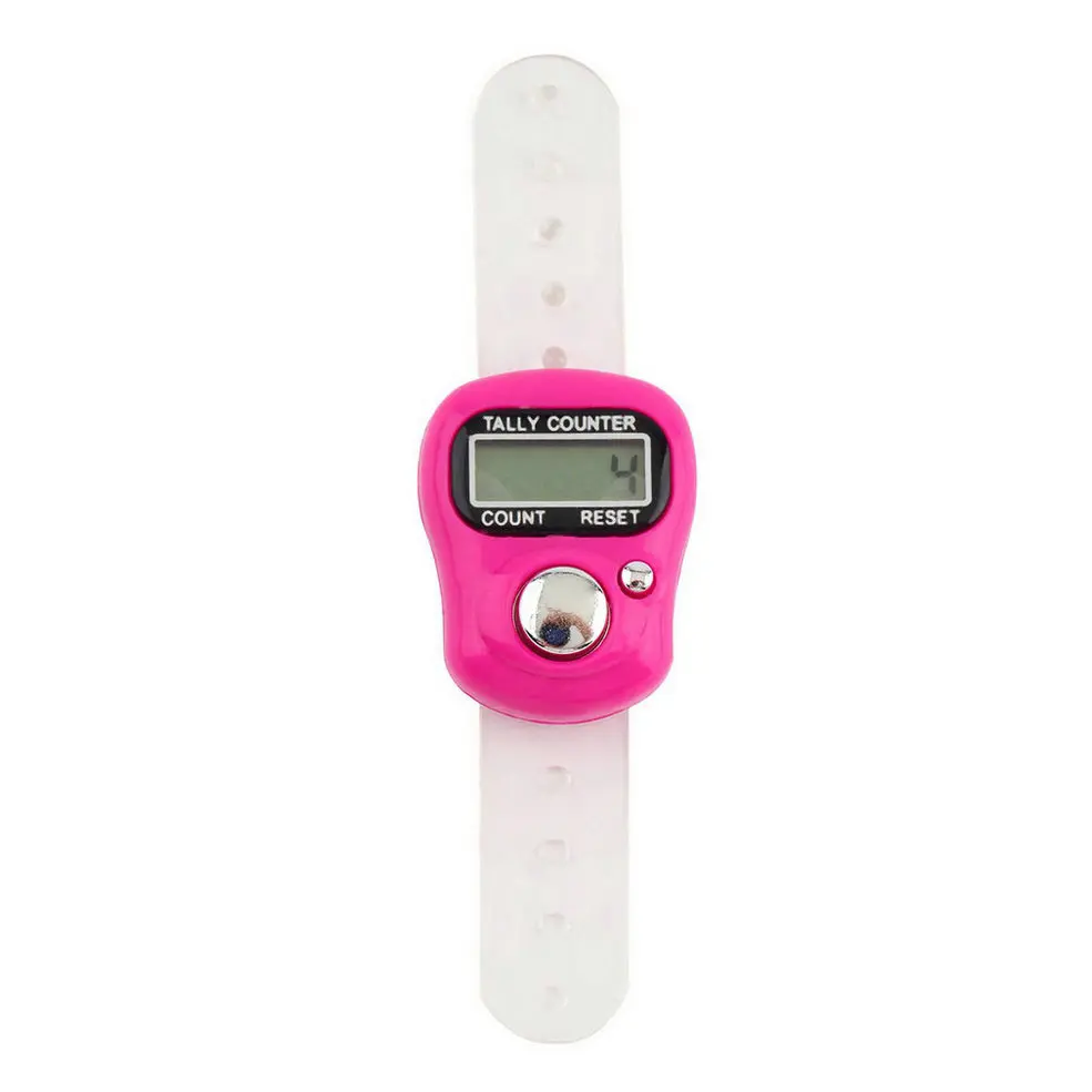 1 шт. по всему миру многоцветный стежка маркер и ряд Палец счетчик ЖК-дисплей