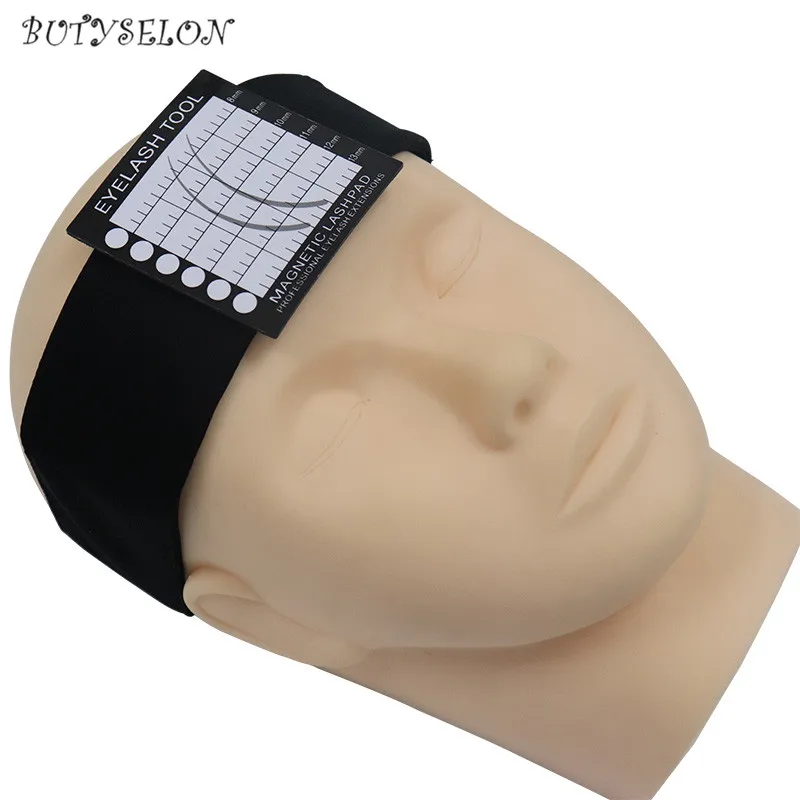 

Professional Eyelash Extension Supplies, A Magnetic Lash Pad Headband with 4 Magnetic Lash Pads Beauty Makeup Tools