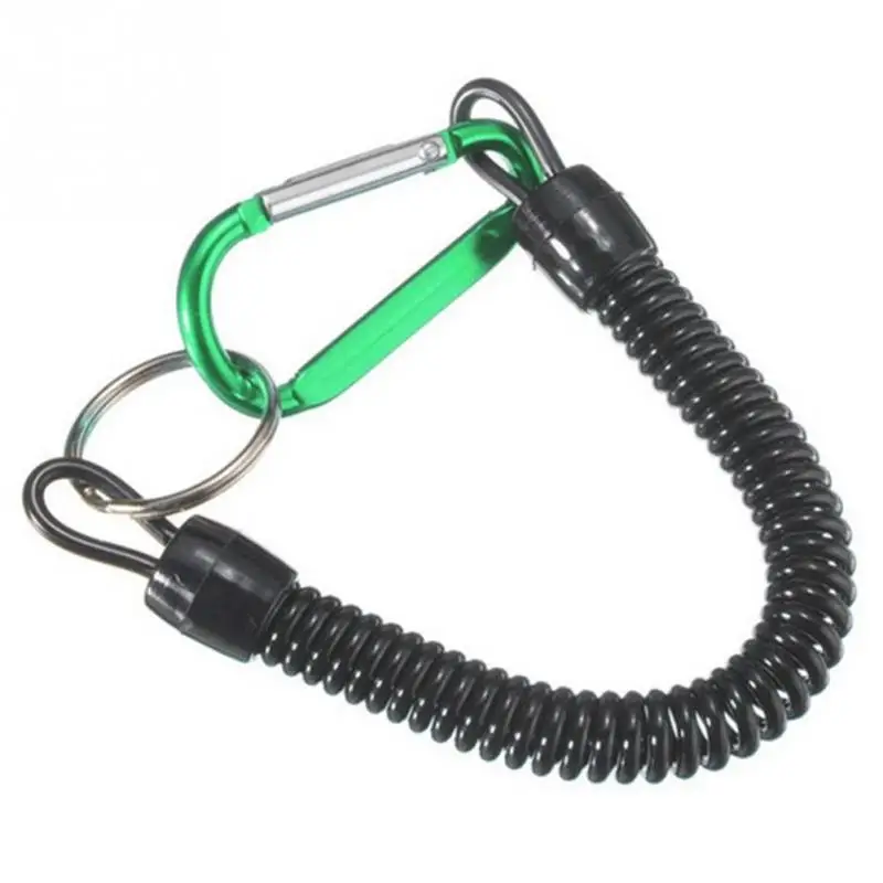 

1Pcs Fishing Lanyards Boating Ropes Retention String Fishing Rope with Camping Climbing Carabiner Secure Lock Fishing Tools