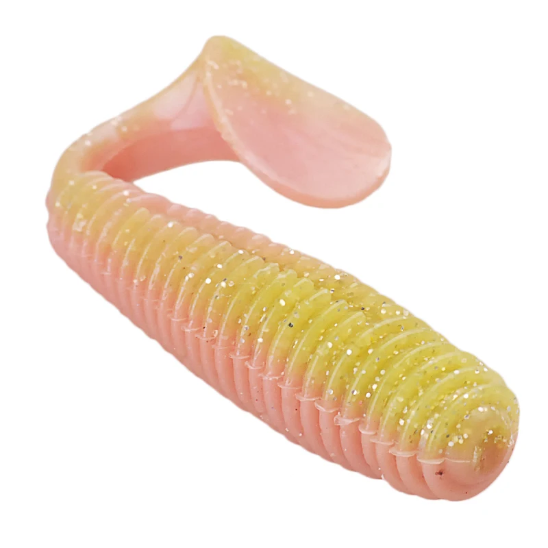 

5Pcs 75mm 2.8g Soft Bait Fishing Lure T-tail Silicone Fake Baits Isca Artificial Para Pesca Worms Grub Leurre Souple Peche