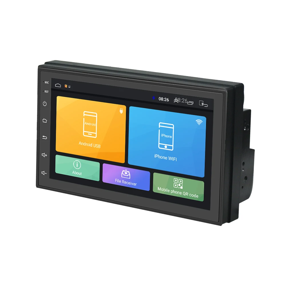 2Din Android 8 1 Автомобильный мультимедийный MP5 авто Универсальный gps навигации Bluetooth