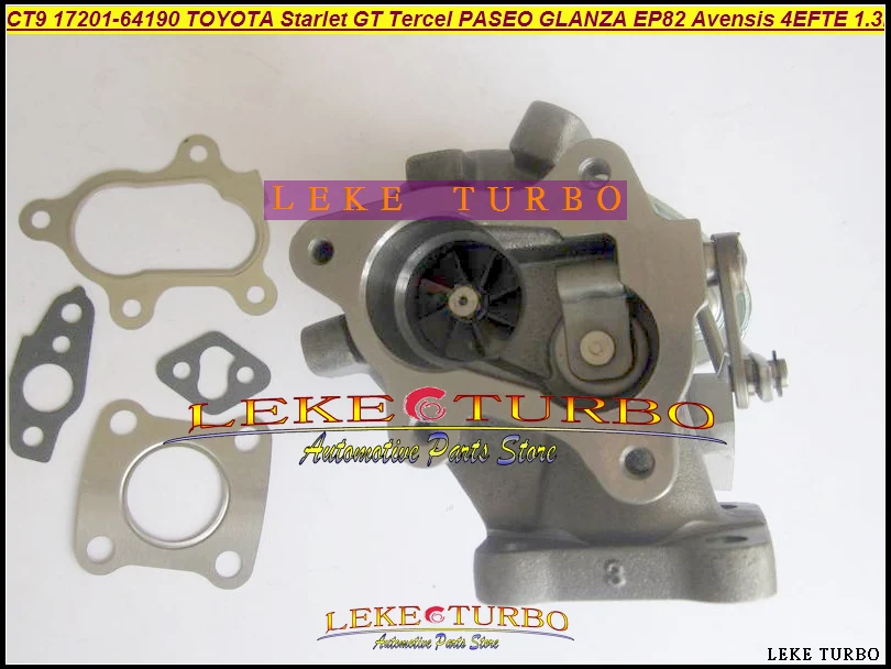 Турбокомпрессор CT9 17201 64190 для TOYOTA PASEO TERCEL glanzia Avensis Starlet GT EP82 EP85 EP91 1997 4EFE 4EFTE 4E FTE