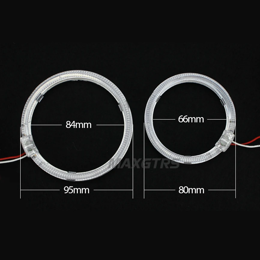 2x80 мм 95 для автомобиля Led Ангельские глазки светильник гало кольца DRL Габаритные