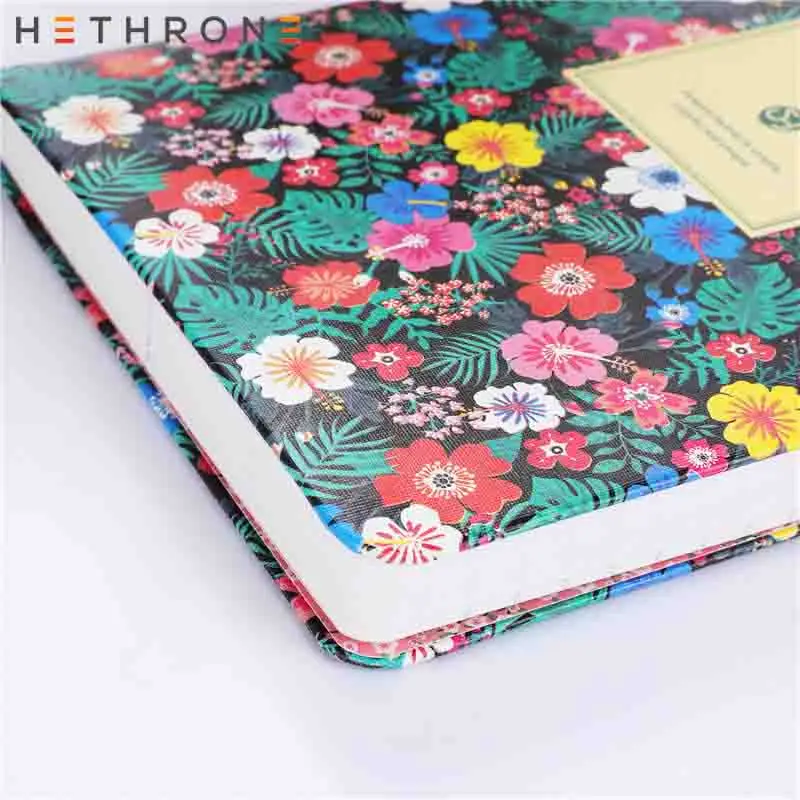 Hethrone цветочный чехол из искусственной кожи A5 binder Sketchbook Bullet бумага для журнала еженедельник офисные аксессуары Канцелярские дневники