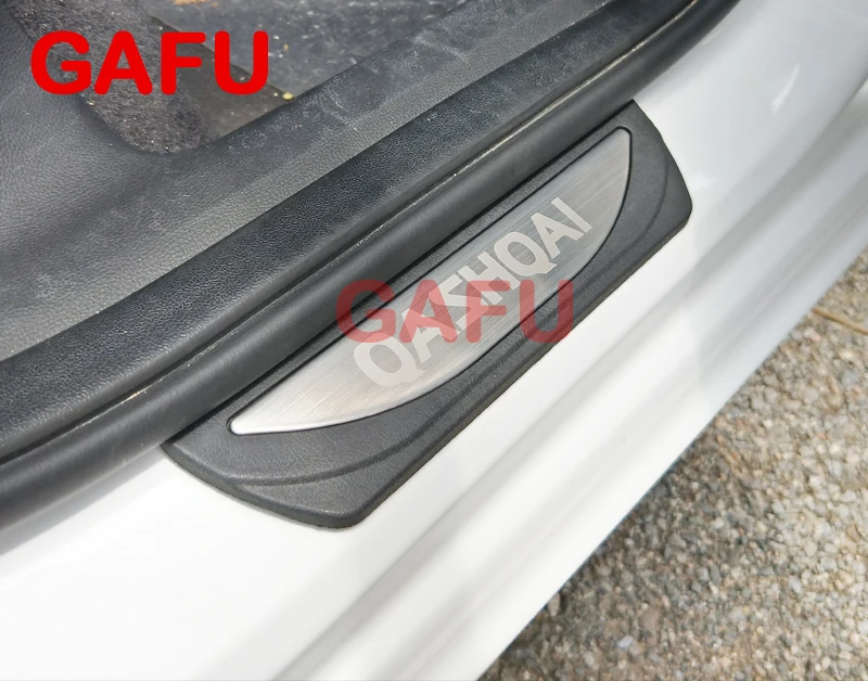 Аксессуары для Nissan Qashqai J11, накладки на пороги, защитные накладки на пороги, защитные наклейки