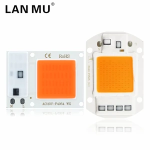 Светодиодный Cob Чип для выращивания растений 10 Вт 20 Вт 30 Вт 50 Вт 110 В 220 в полный спектр нм-нм чип для выращивания растений в помещении рассады и цветов