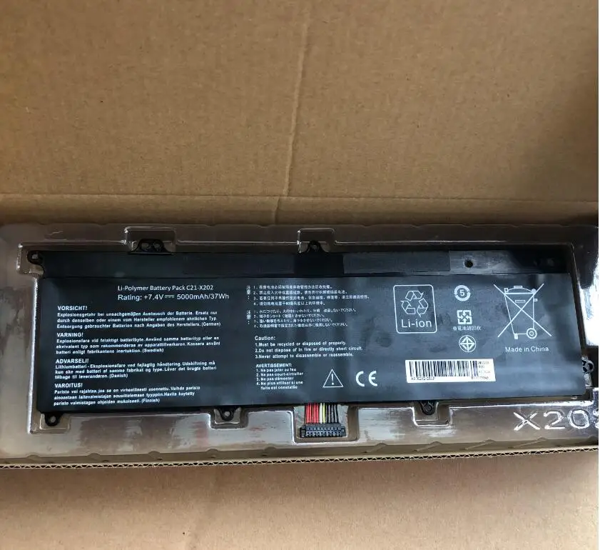 C21-X202 ноутбук Батарея для ASUS VivoBook S200 S200E X201 X201E X202 X202E S200E-CT209H S200E-CT182H S200E-CT1