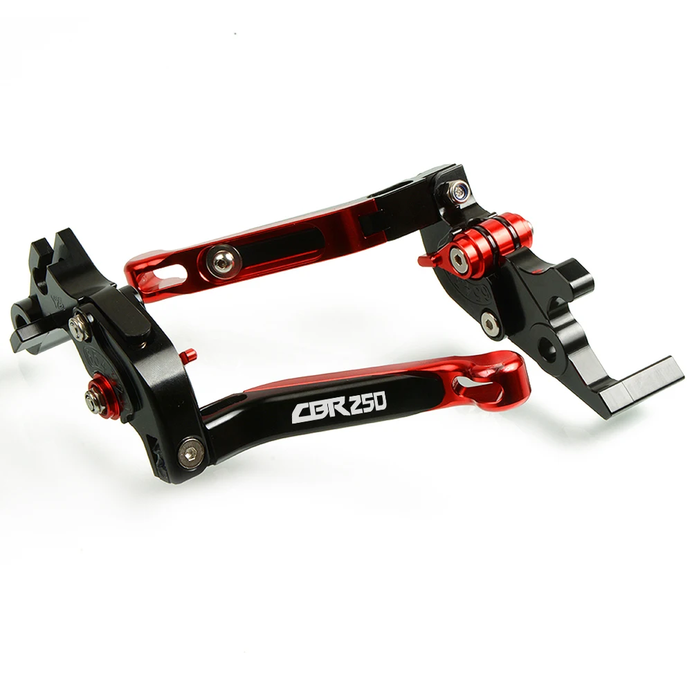 CNC мотоцикл сцепные рычаги ручка Регулируемая Складная Выдвижная для Honda CBR250 CBR 1988