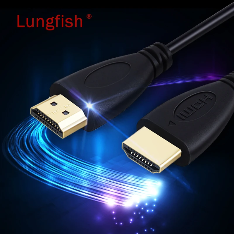 Lungfish HDMI кабель 1080P 3D с Ethernet адаптер для HD TV LCD ноутбука PS3 проектор компьютерный