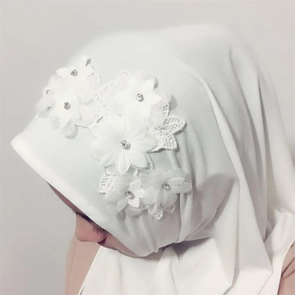 Мусульманский Исламский хиджаб шарф один кусок женщина Амира Мода цветок