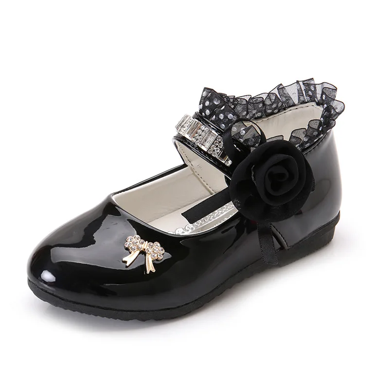 Детская обувь для девочек коллекция 2018 года сезон весна модные стразы детская с