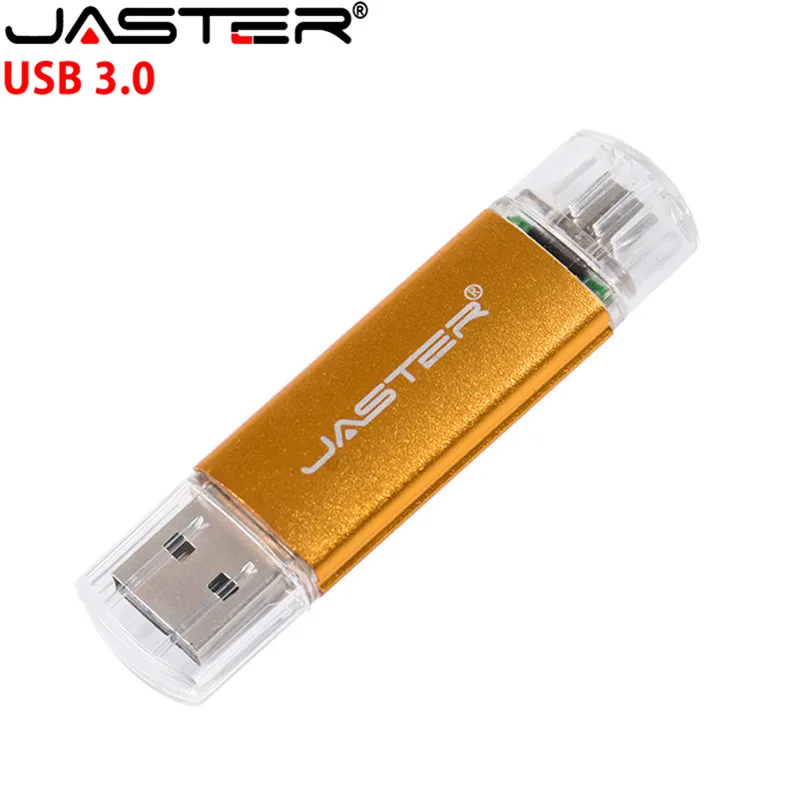 Новинка, JASTER, OTG USB флеш-накопитель, высокоскоростной флеш-накопитель, 128 ГБ, 64 ГБ, 2 в 1, микро Usb флешка, 3,0, 32 ГБ, 16 ГБ, 8 ГБ, флеш-накопитель, флешка