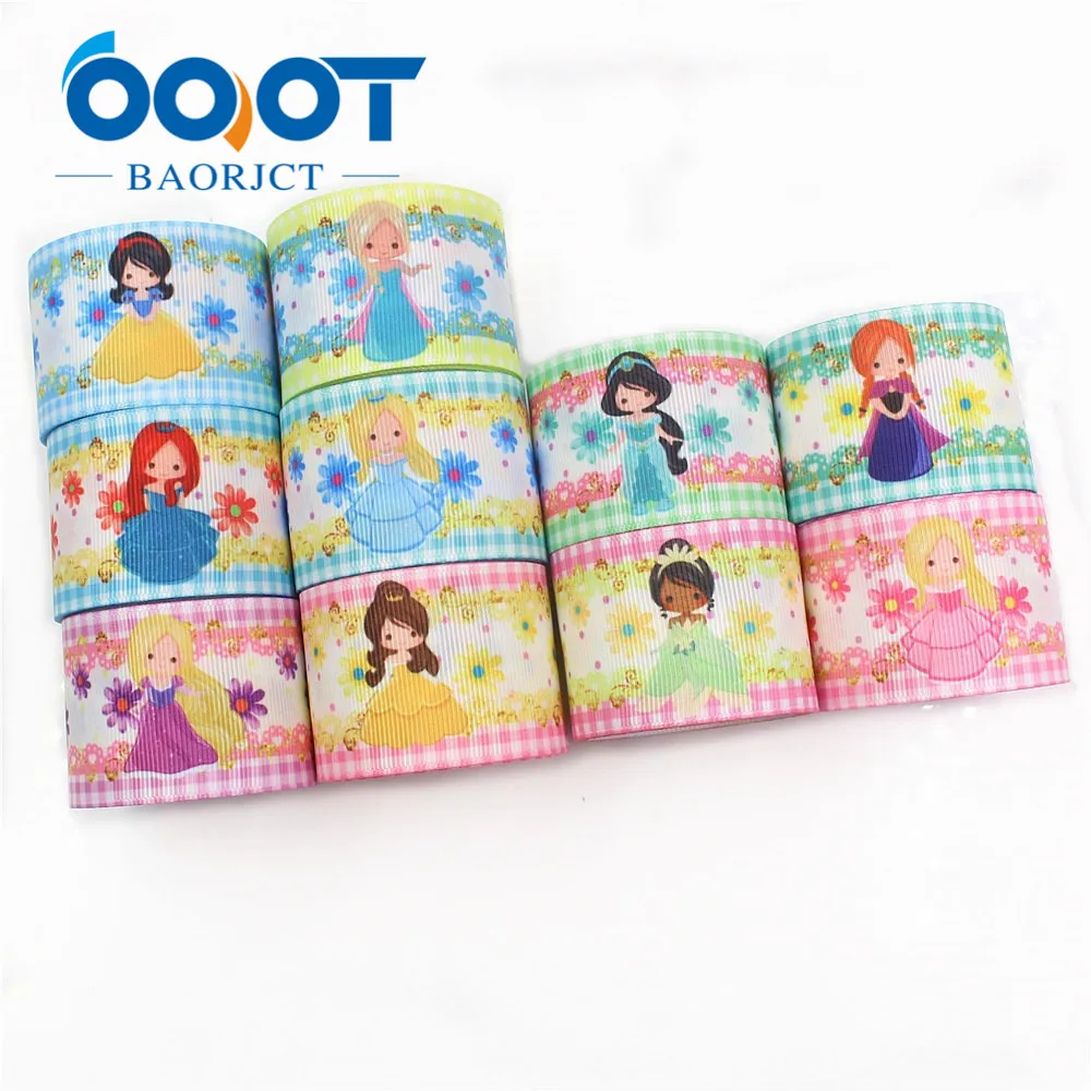 I 19518 1264 38 мм 1 1/2 &quotмультфильм печатных grosgrain ленты DIY ювелирные аксессуары ручной