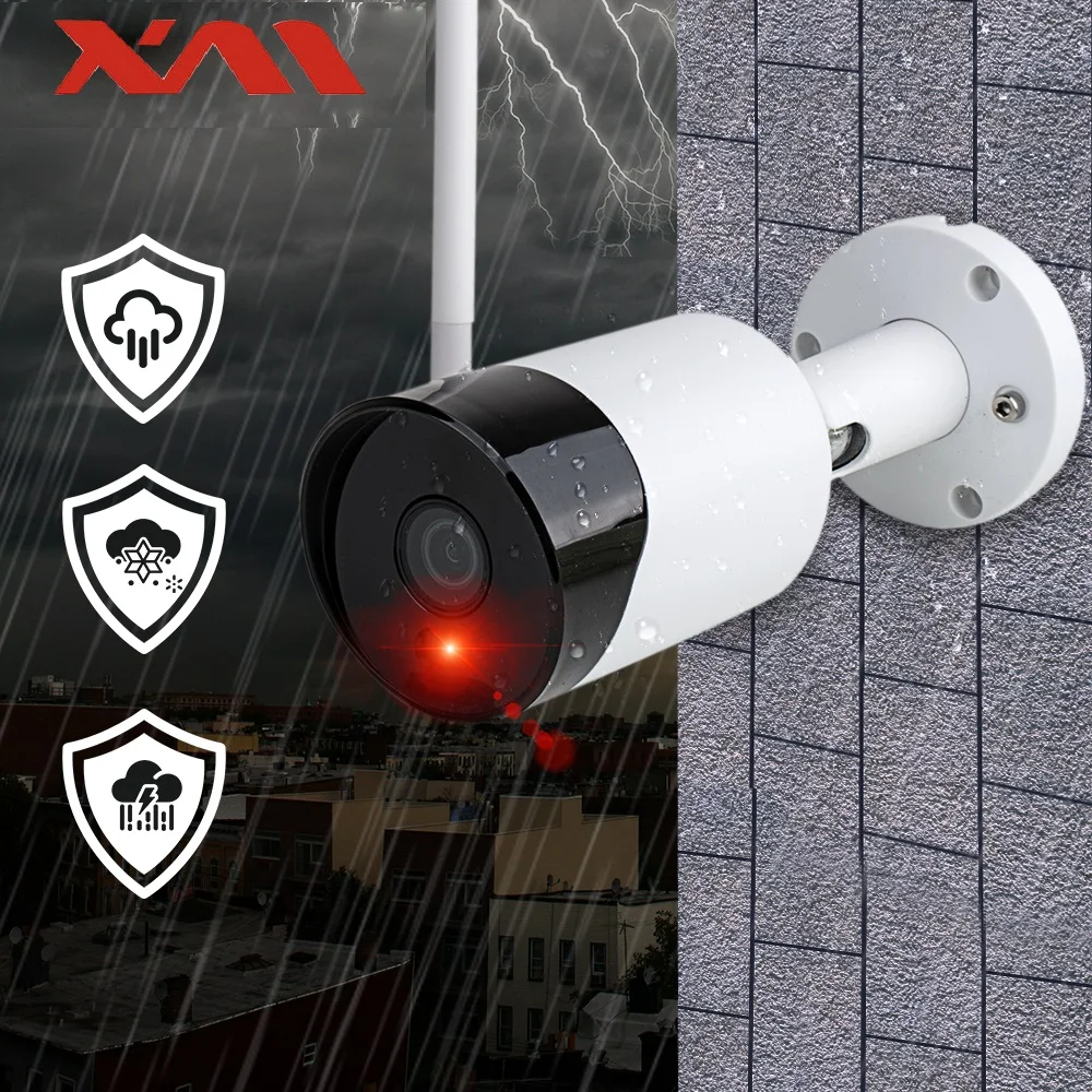 Беспроводная наружная камера видеонаблюдения H.265 + IP-камера Wi-Fi 1080P | Безопасность