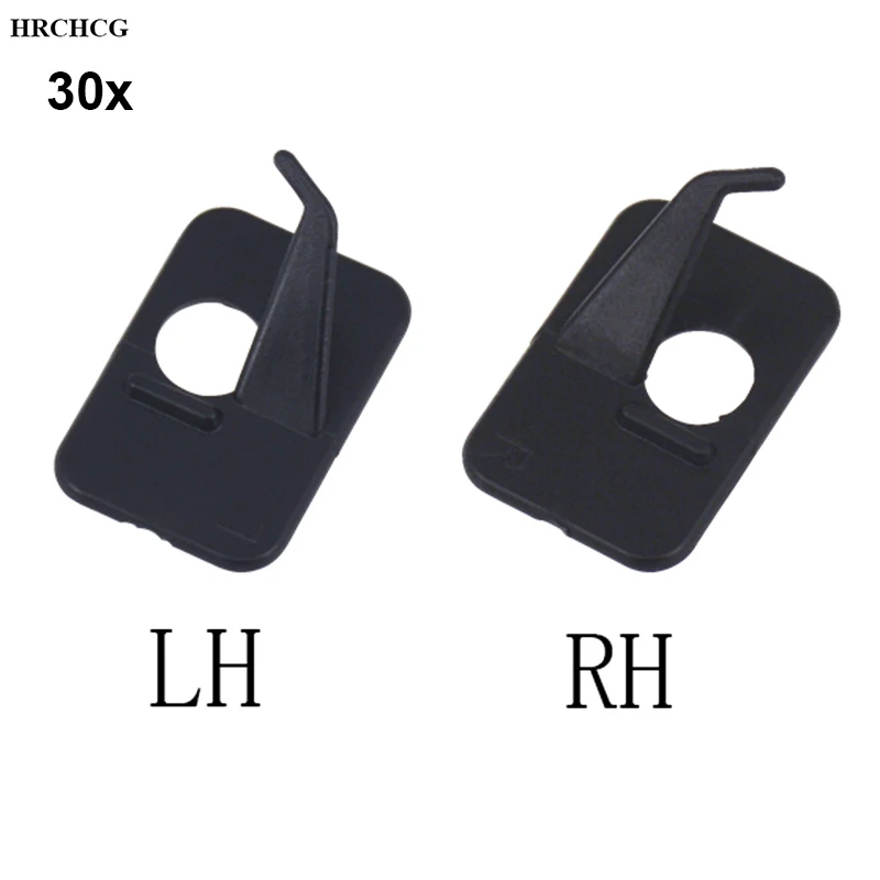 

30pcs Black Plastic Arrow Rest Archery RH LH Recurve Bow Rest Hunting Shooting Targeting Accessory Right Left Hand Stick Arrow