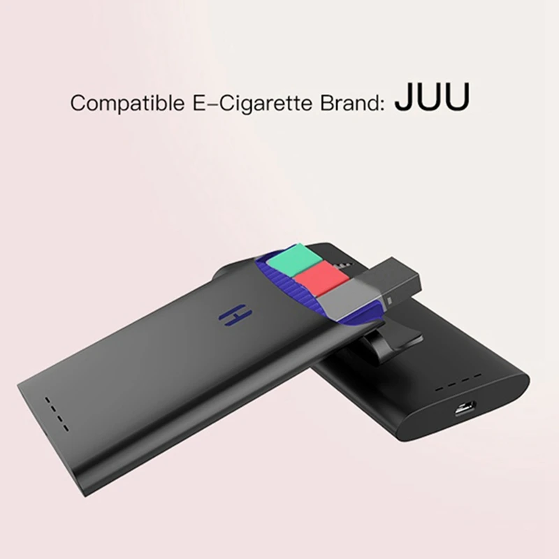 Latest Universal Compatible Charger For JUUL Electronic Cigarette 1500mAh 8 Times Charging For Your JUUL Each Time