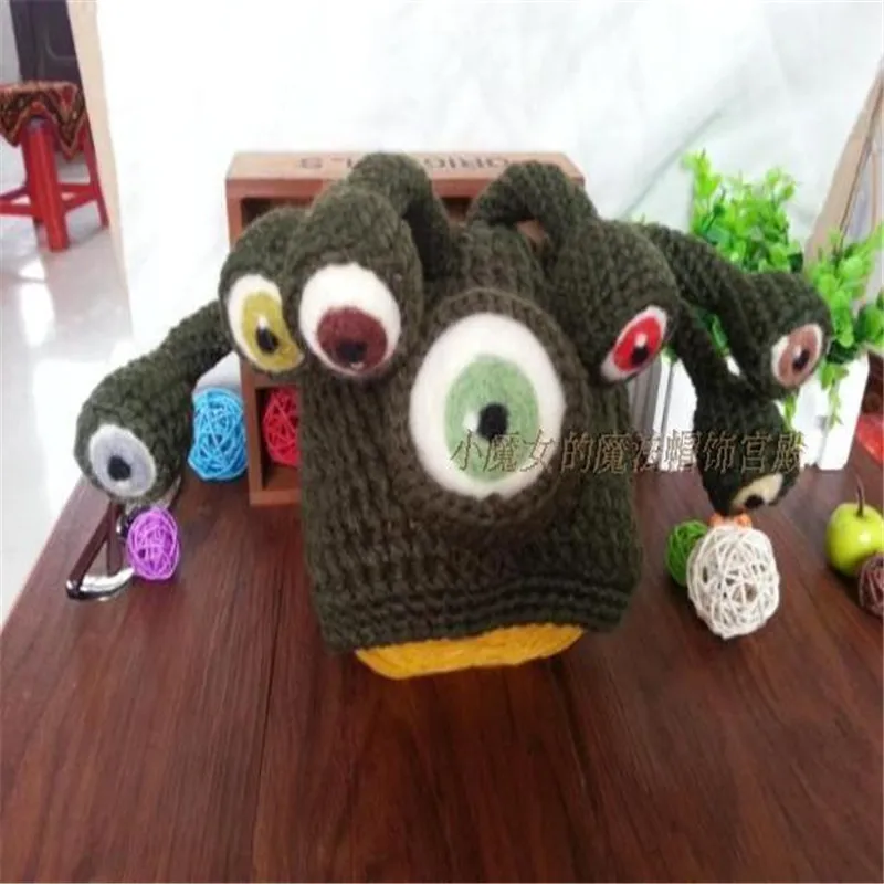 Новинка ручной работы кепка глаза монстра щупальца осьминога зонт ручная работа