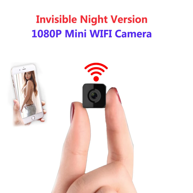 1080 P беспроводной Wifi IP мини ночная версия камеры для записи видео Поддержка