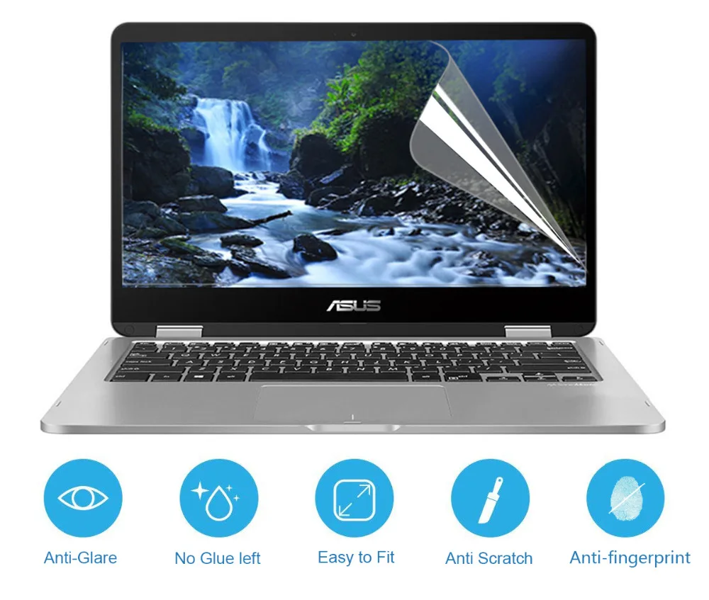 Cartinoe 14 дюймовая защитная плёнка для экрана ноутбука для Asus Vivobook Flip 14 Tp401c Tp401n Антибликовая матовая пленка для ЖК-экрана, 2 шт