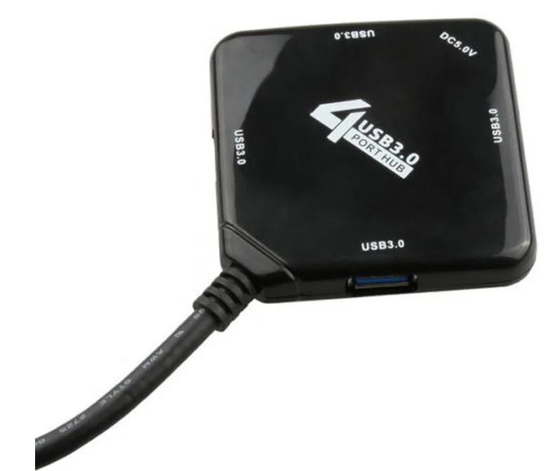 Высокоскоростной USB 3 0 концентратор 4 порта Портативный 5 Гбит/с Переключатель