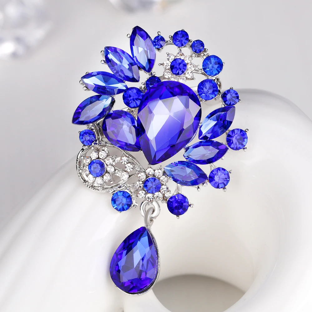 Danbihuabi большая брошь-булавка Значки для вечеринки стеклянные булавки и броши