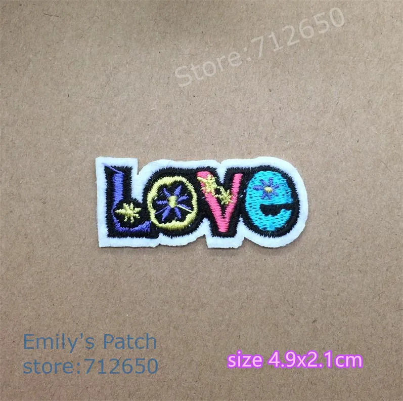 Новое поступление Love Peace label вышитые термонаклейки мультфильм образец аппликации одежда шляпа обувь сумка декор вышивка аксессуар - Цвет: 10 pcs of style 25