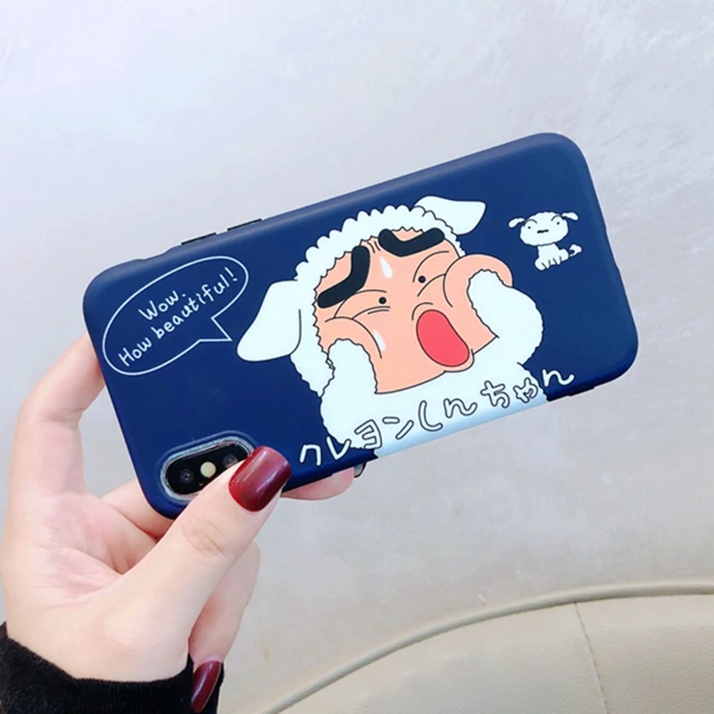 Чехлы YHBBCASES Spoof с японским мультяшным рисунком чехлы для телефонов iPhone 7 8 Plus Xs Max