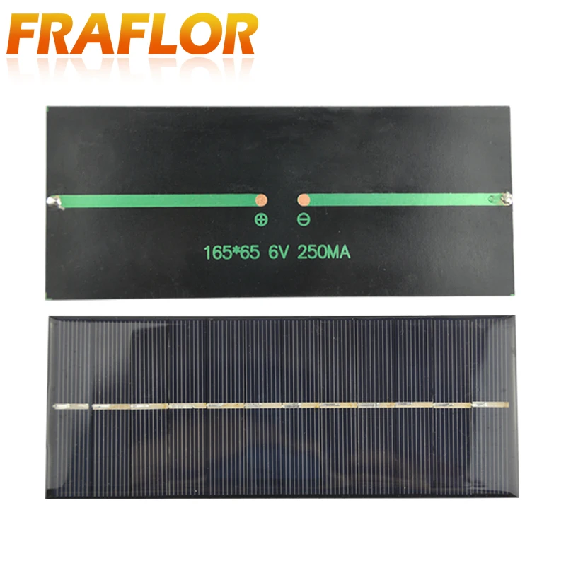 5 шт./лот 6 в 250 мА стандартная эпоксидная плата Solar Sense портативная самодельная