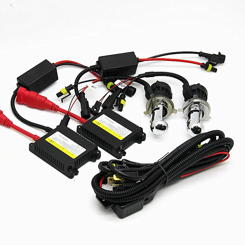 Лампа головного света H4 55 Вт 6000k h4 H13 9004 9007 BI XENONLights белая 6500K 12 В лампа|Лампы для
