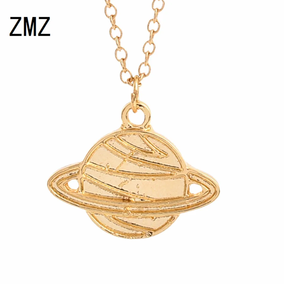 ZMZ 10pcs/lot 2018 Europe/US fashion planet pendant cute astronomy universe necklace gift for mom/friend party jewelry | Украшения и