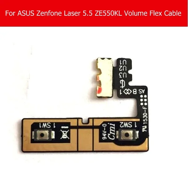 

100% Geniune Volume button flex cable For Asus zenfone Laser ZE550KL 5.0" Z00LD Volume FPC Switch Flex Ribbon Cable Replacement