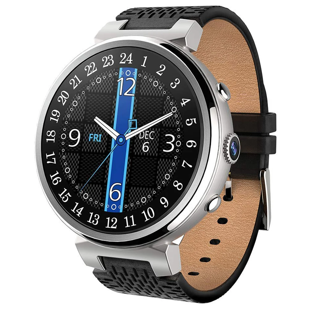 Silver I6 Android IPX5 Водонепроницаемый WiFi сердечного ритма 2 ГБ+ 16 Гб Камера Smartwatch для samsung Galaxy/Note, huawei mate/Honor - Цвет: Silver